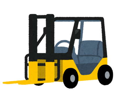 フォークリフトのイラスト