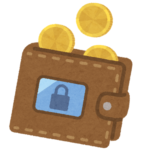 ハードウェアウォレットのイラスト